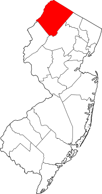 Округ Сассекс на карте