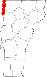 Округ Гранд-Айл на карте