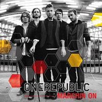 Обложка сингла «Marchin On» (OneRepublic при участии Тимбалэнда, 2010)
