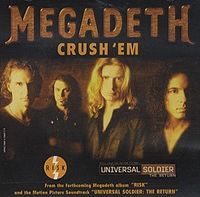 Обложка сингла «Crush 'Em» (Megadeth, 1999)