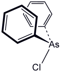 Дифенилхлорарсин: химическая формула