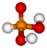 Фосфористая кислота: вид молекулы