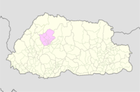 Punakha Bhutan location map.png