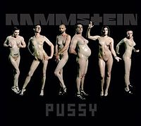 Обложка сингла «Pussy» («Rammstein», 2009)