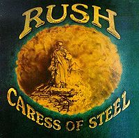 Обложка альбома «Caress of Steel» (Rush, 1975)