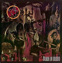 Обложка альбома «Reign in Blood» (Slayer, 1986)