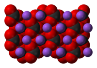Карбонат натрия: вид молекулы