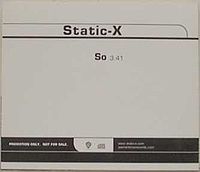 Обложка сингла «So» (Static-X, 2004)