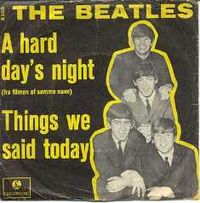 Обложка сингла «Things We Said Today» (The Beatles, (1964))