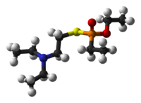 VE (химическое оружие): вид молекулы