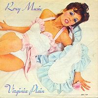 Обложка сингла «Virginia Plain» (Roxy Music, 1972)