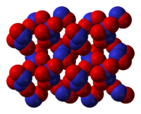 Оксид азота(III): вид молекулы