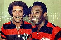 Жуниор и Пеле в 1979 году