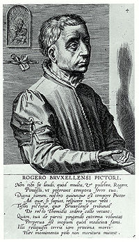 Портрет Рогира ван дер Вейдена, гравюра, 1570