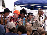 Village People на выступлении в Асбари-Парк в Нью-Джерси (2006)
