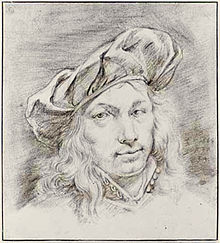 Рисованный портрет художника, 1664.