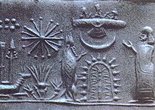 Mesopotamian cylinder seal impression.jpg