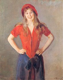Кристиан Крог, Портрет Оды Крог (1886)