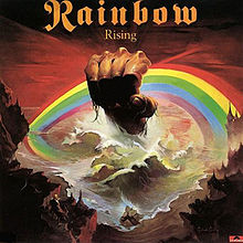 Обложка альбома «Rainbow Rising» (Rainbow, 1976)