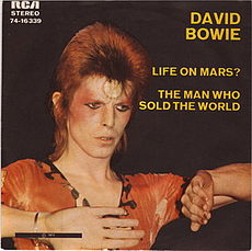 Обложка сингла «Life on Mars?» (Дэвида Боуи, 1973)