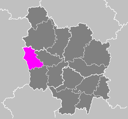 Конь-Кур-сюр-Луар на карте