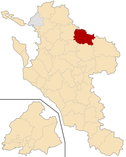 Кантон на карте департамента Шаранта Приморская