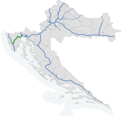 Croatia Autocesta A8.svg