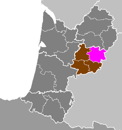 Вильнёв-сюр-Ло на карте
