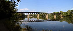 Железнодорожный мост через реку Фокс