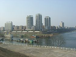 Хэчуань, устье реки Фу