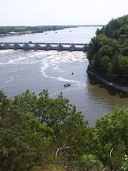 Вид на реку Иллинойс