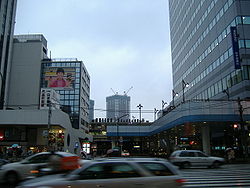 JRE Tamachi Station Mita exit.jpg