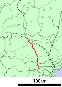 JR Hachiko Line linemap.svg