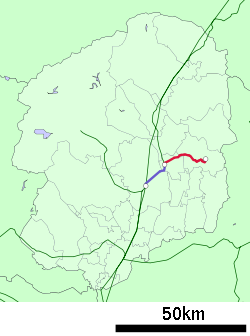JR Karasuyama Line Map.svg