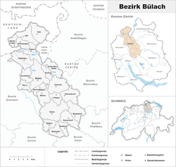 Бюлах (округ) на карте