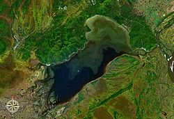 Озеро Болонь, фото НАСА