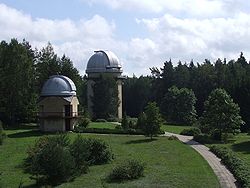 Два купола Молетской астрономической обсерватории