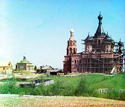 Ольгин монастырь в начале XX века. Фото Прокудина-Горского.