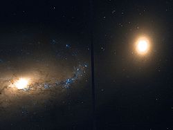 NGC 3227 и NGC 3226