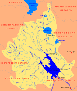 Бассейн Рыбинского водохранилища и Белого озера