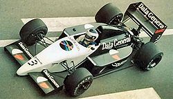 Tyrrell DG016 Джонатана Палмера на Гран-при Великобритании 1987 года