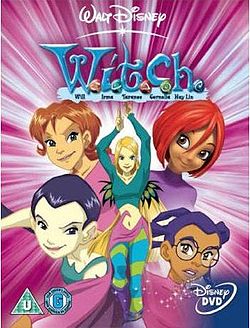 Обложка английского DVD-издания мультсериала W.I.T.C.H.