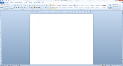 Microsoft Word 2010 в среде Windows 8