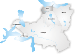 Хёфе (округ) на карте