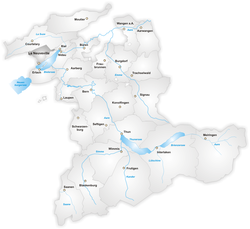 Ла-Нёвилль (округ) на карте
