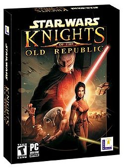 Коробка CD «Star Wars: Knights of the Old Republic»