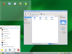 Скриншот openSUSE