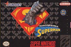 Обложка для The Death and Return of Superman для Super Nintendo