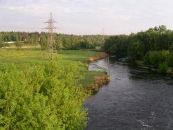 Вид с Казанской железной дороги между станциями Томилино и Красково