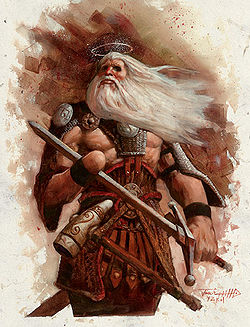 Один - верховный бог  скандинавской мифологии 250px-tyr_p81
